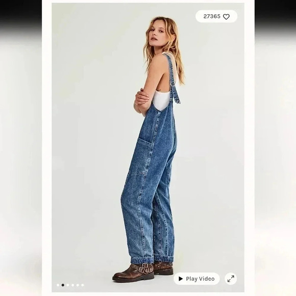 Free People We The Free High Roller Jumpsuit - Picture 2 of 6